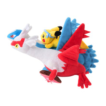 Load image into Gallery viewer, Pokemon Plush Latias, Latios, &amp; Pikachu 2025 Fukuoka Pokemon Center
