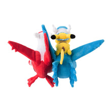 Load image into Gallery viewer, Pokemon Plush Latias, Latios, &amp; Pikachu 2025 Fukuoka Pokemon Center
