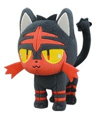 Pokemon Plush Litten 2016 Banpresto