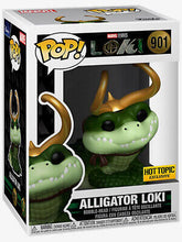 Load image into Gallery viewer, Marvel Figure Alligator Loki Bobble-Head Pop! 901 Funko
