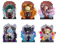 Load image into Gallery viewer, My Hero Academia Blind Box Wall Art Heroes &amp; Villains Re-Ment
