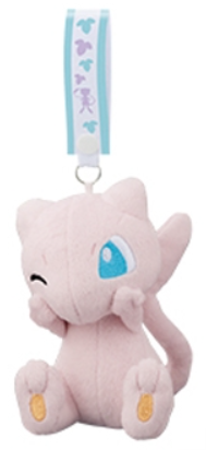 Pokemon Plush Strap I Heart Mew (Sitting) 2016 Banpresto