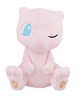 Pokemon Plush I Heart Mew Tired 2017 Banpresto