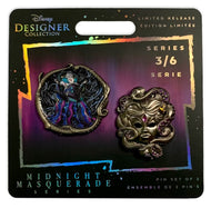 Disney Pin Set of 2 Midnight Masquerade Designer Collection