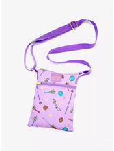 Load image into Gallery viewer, Sailor Moon Passport Crossbody Bag Moon Stick AOP Loungefly
