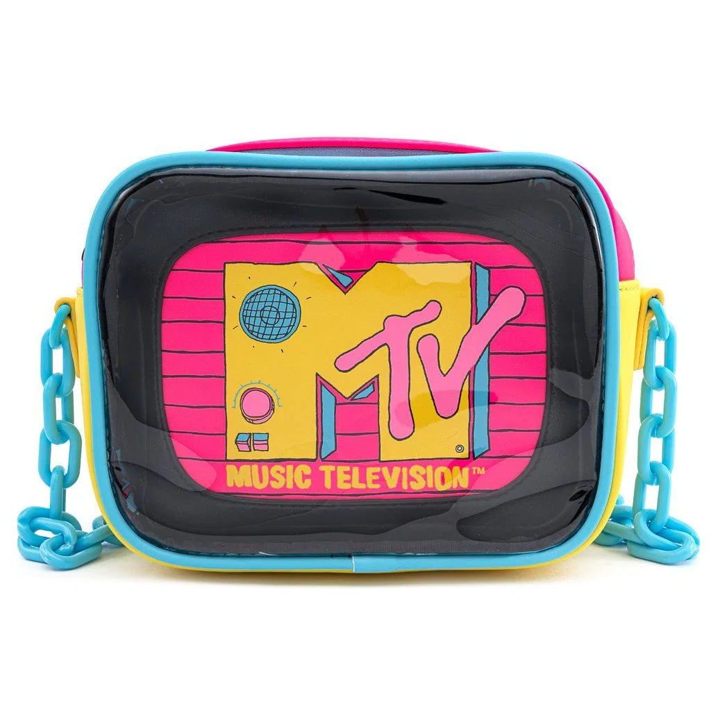 MTV Crossbody Clear & Neon Loungefly