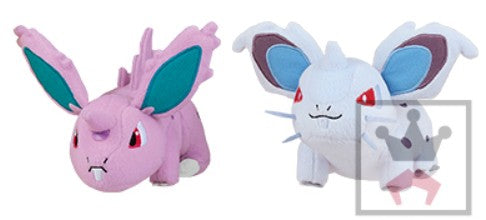 Pokemon Plush Nidoran Set Pokemon Focus 2018 Banpresto