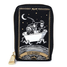 Load image into Gallery viewer, Disney The Nightmare Before Christmas Wallet Tarot Accordian Cardholder Oogie Boogie Loungefly
