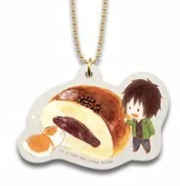 Load image into Gallery viewer, Natsume&#39;s Book of Friends Acrylic Keychain Freshy Baked Bread With Nyanko Sensei Ichiban Kuji G Prize Bandai
