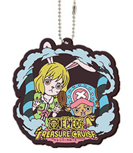 Load image into Gallery viewer, One Piece Rubber Keychain Treasure Cruise Ichiban Kuji G Prize Bandai Spirits
