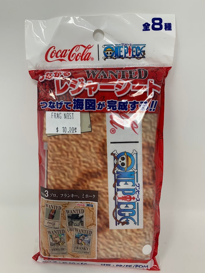 One Piece Connectable Leisure Sheet Various Character Wanted Posters