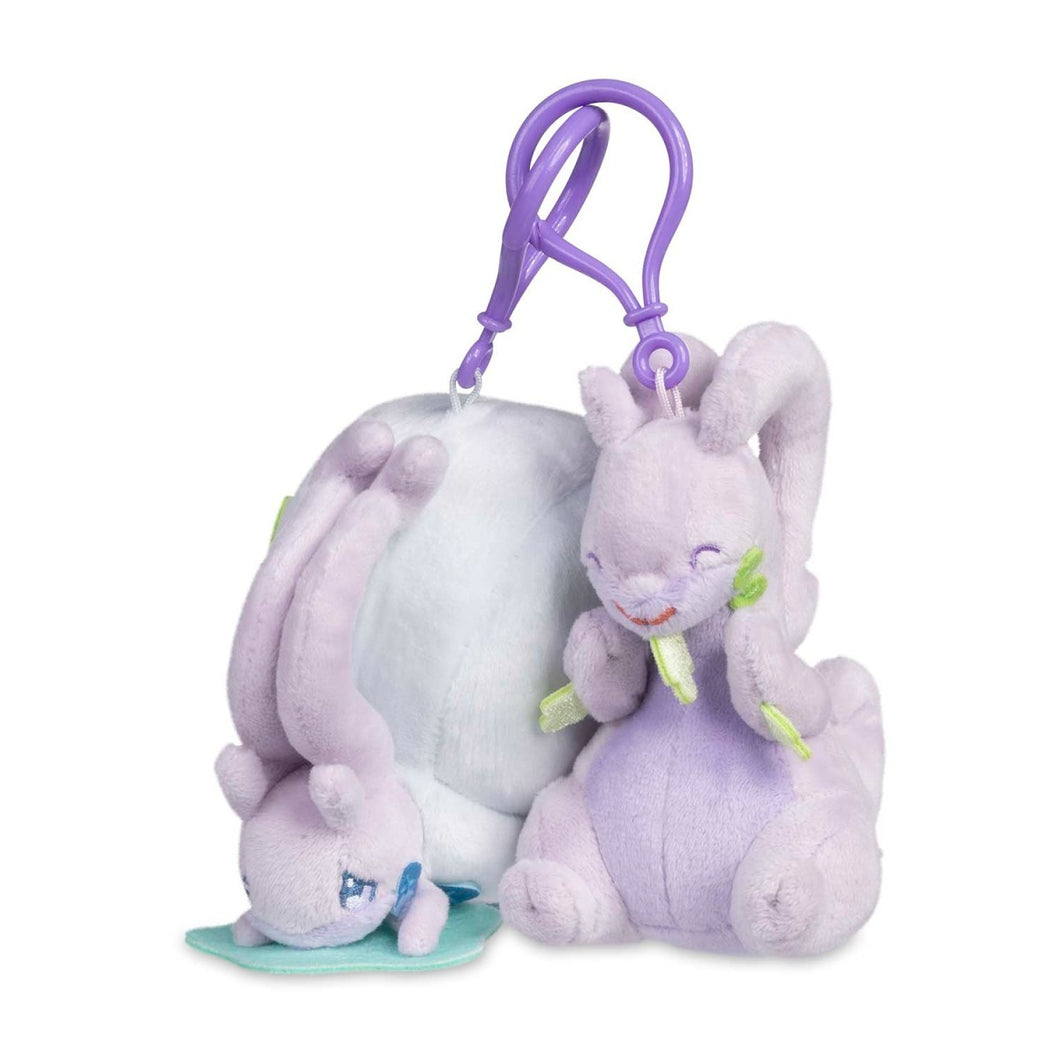 Pokemon Plush Keychain Goodra & Hisuian Goodra Parallel Pairs Two-Plush Key Chain
