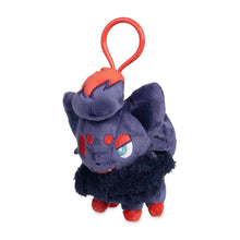 Load image into Gallery viewer, Pokemon Plush Keychain Zorua &amp; Hisuian Zorua Parallel Pairs Two-Plush Key Chain
