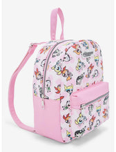 Load image into Gallery viewer, The Powerpuff Girls Mini Backpack Pink Hearts AOP Bioworld
