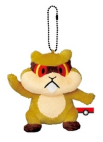 Pokemon Plush Keychain Patrat My Pokemon Collection 2011 Banpresto