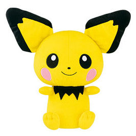 Pokemon Plush Pichu Tsuretette Dekkai 2018 Banpresto