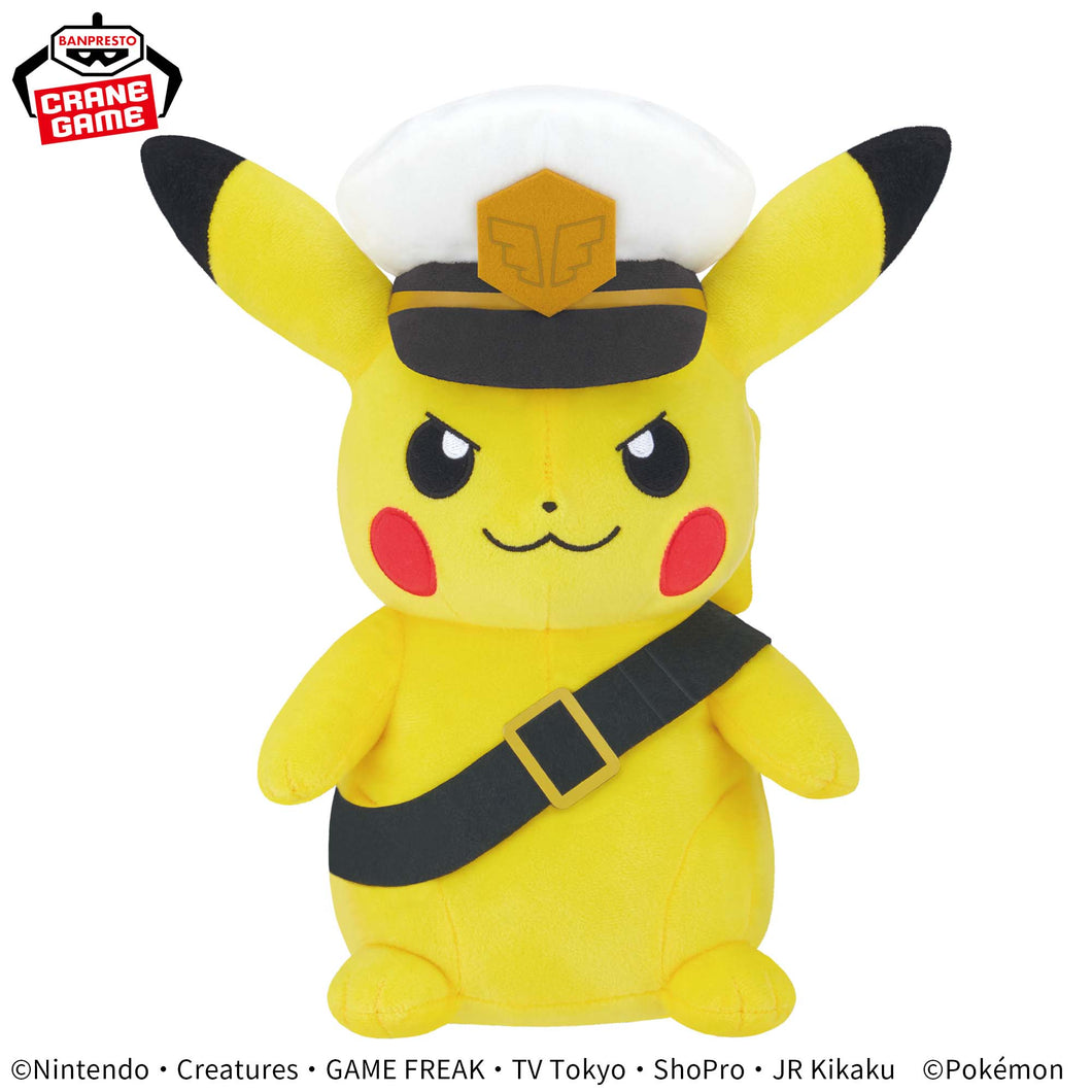 Pokemon Plush Captain Pikachu With Goggles Mofugutto 2025 Banpresto
