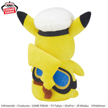 Load image into Gallery viewer, Pokemon Plush Captain Pikachu With Goggles Mofugutto 2025 Banpresto
