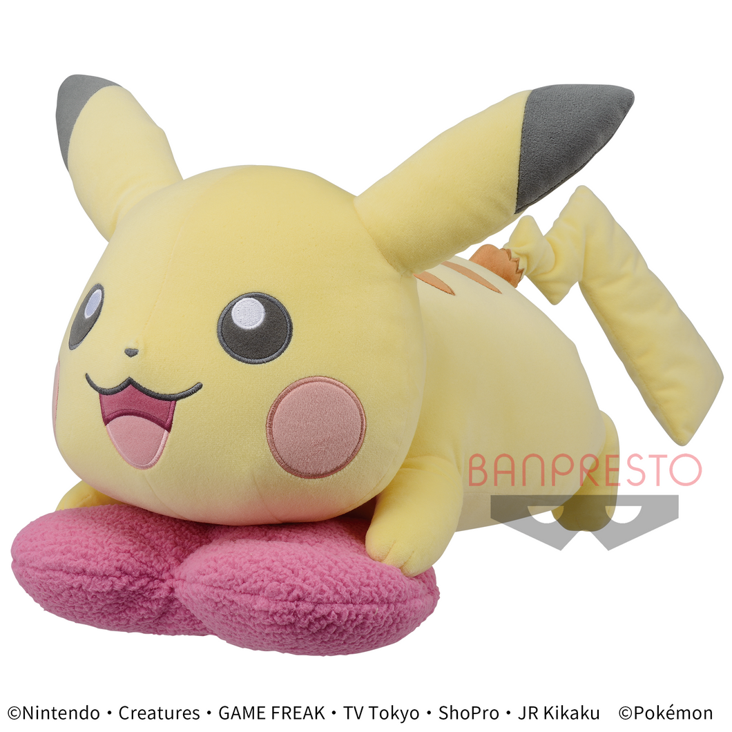 Pokemon Plush Pikachu on Fluffy Heart Mechadeka 2022 Banpresto