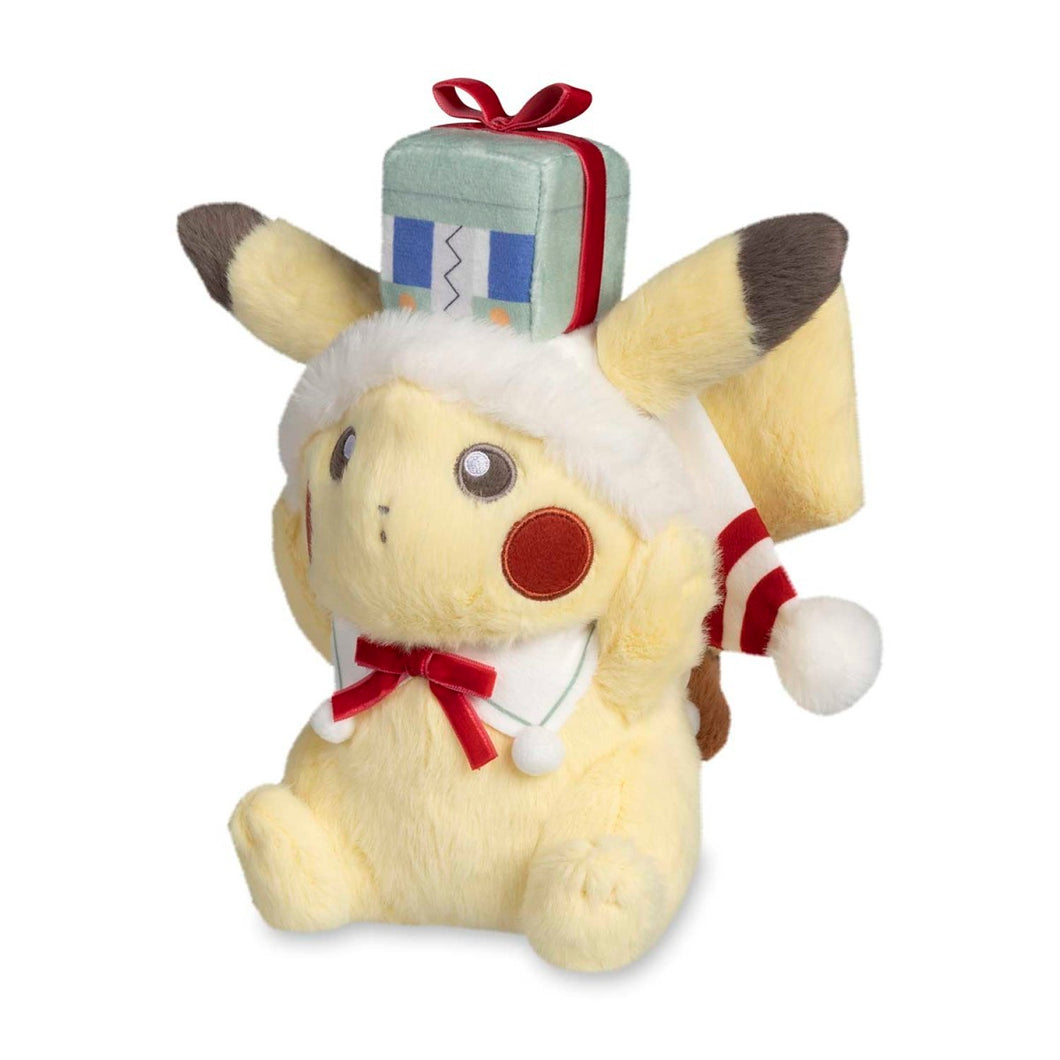 Pokemon Plush Pikachu Holiday Wishes 2025 Pokemon Center 10in