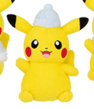 Load image into Gallery viewer, Pokemon Plush Pikachu in Winter 2020 Banpresto
