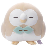 Pokemon Plush Rowlet Peaceful Place Sleeping Takara Tomy Arts
