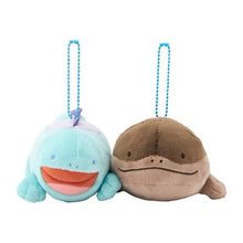 Load image into Gallery viewer, Pokemon Plush Keychain Quagsire &amp; Clodsire Parallel Pairs Two-Plush Key Chain - Pokemon Center Japan
