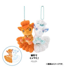 Load image into Gallery viewer, Pokemon Plush Keychain Vulpix &amp; Alolan Vulpix Parallel Pairs Two-Plush Key Chain - Pokemon Center Japan
