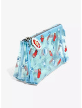 Load image into Gallery viewer, Ponyo Zipper Pouch Bubbles &amp; Ponyo's Siblings Clear AOP Our Universe

