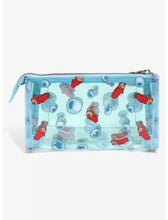 Load image into Gallery viewer, Ponyo Zipper Pouch Bubbles &amp; Ponyo's Siblings Clear AOP Our Universe
