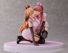 Load image into Gallery viewer, Chainsaw Man Figure Power and Makima Nurse 1/7 Scale FuRyu
