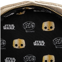 Load image into Gallery viewer, Star Wars Mini Backpack C-3PO / R2D2 Funko Pop! Loungefly
