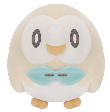 Pokemon Plush Rowlet PokePeace Mofugutto 2024 Banpresto