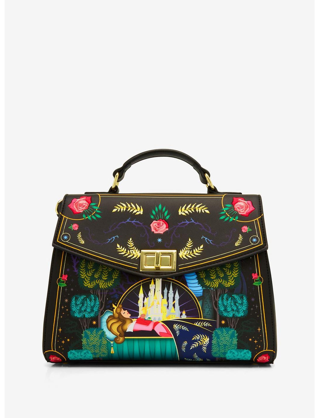 Disney Crossbody Sleeping Beauty Folkart Loungefly