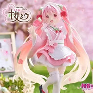 Piapro Figure Hatsune Miku Sakura Newly Written (Matsukaze) Cafe Ver. Coreful Taito