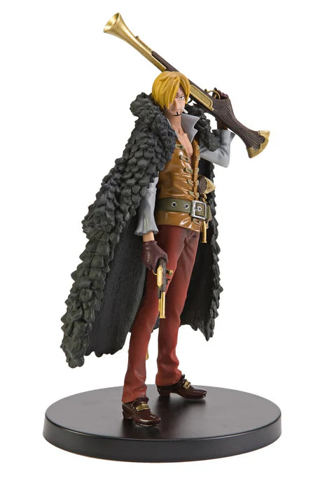 One Piece Figure Sanji Film Z Battle Uniform Ver. The Grandline Men Vol.3 DXF Banpresto [Damaged Packaging]