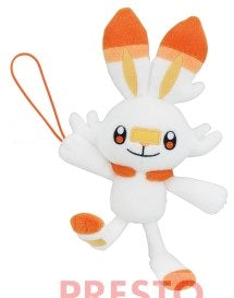 Pokemon Plush Scorbunny Guraburarin 2022 Banpresto