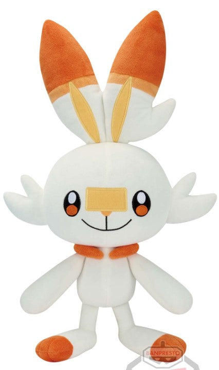 Pokemon Plush Scorbunny Mofugutto 2024 Banpresto