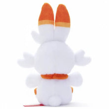 Load image into Gallery viewer, Pokemon Plush Keychain Scorbunny Finger Puppet Takara Tomy A.R.T.S.
