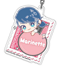 Load image into Gallery viewer, Miraculous Ladybug &amp; Cat Noir Hug Meets Acrylic Keychain
