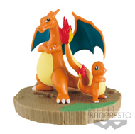 [NO BOX] Pokemon Figure Charmander and Charizard Look at my Tail! Banpresto