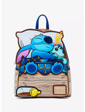 Load image into Gallery viewer, Disney Mini Backpack Lilo &amp; Stitch Sleeping Stitch Loungefly
