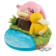 Pokemon Figure Slowpoke and Psyduck Kutsugiri Time Banpresto