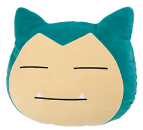 Pokemon Plush Cushion Snorlax Face 2019 Banpresto