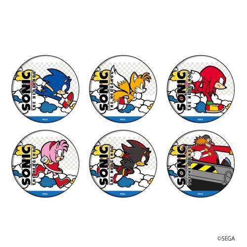 Sonic The Hedgehog Blind Pack Official Illustration 01 Metal Badge A3