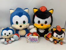 Load image into Gallery viewer, Reserved for Megzie on FB - Sonic the Hedgehog Sonic &amp; Friends Sonic and Shadow with Matching Mascot Plush
