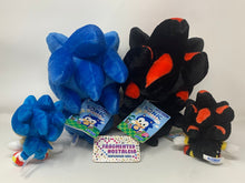 Load image into Gallery viewer, Reserved for Megzie on FB - Sonic the Hedgehog Sonic &amp; Friends Sonic and Shadow with Matching Mascot Plush
