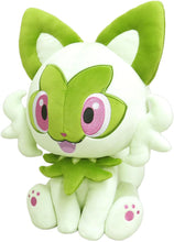 Load image into Gallery viewer, Pokémon Plush Sprigatito PoteHagu Cushion San-ei
