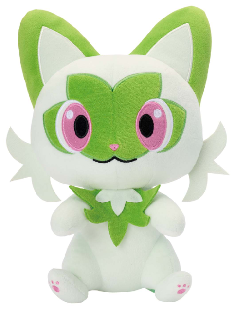 Pokemon Plush Sprigatito Tsuretette Mofugutto 2023 Banpresto
