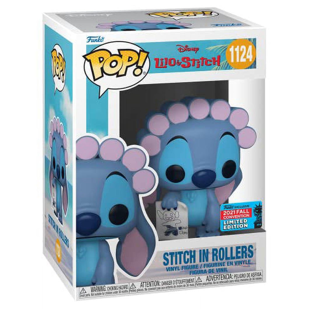 Disney Figure Lilo & Stitch Stitch in Rollers Pop! 1124 Fall Convention 2021 Funko